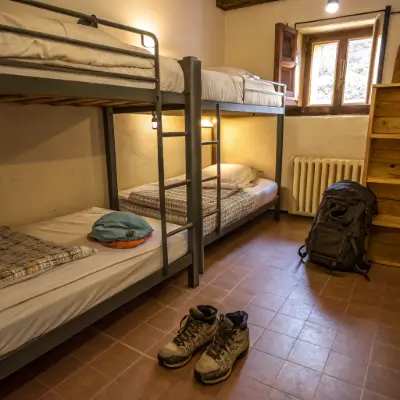 Albergue de peregrinos en el camino de la lana