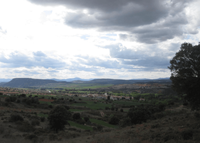 Panoramica antes de bajar a Mandayona 