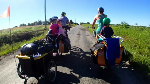 Peso de la bicicleta eléctrica con alforjas durante el Camino de Santiago