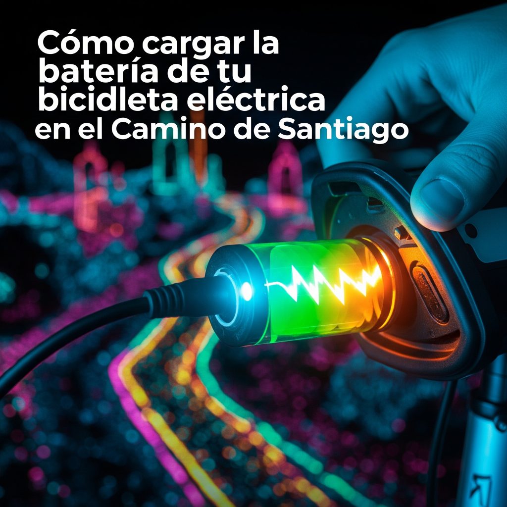 Cómo cargar la batería de tu bicicleta eléctrica en el Camino de Santiago