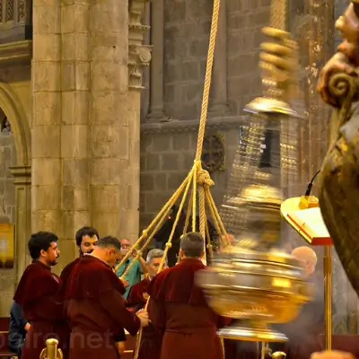 El botafumeiro en la Catedral de Santiago