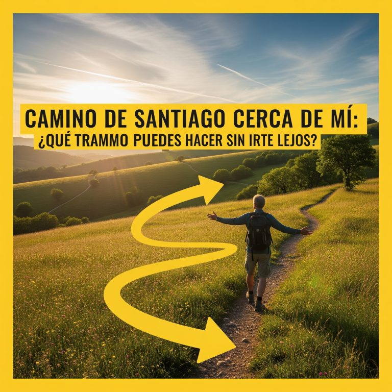 Camino de Santiago cerca de mí: ¿Qué tramo puedes hacer sin irte lejos?