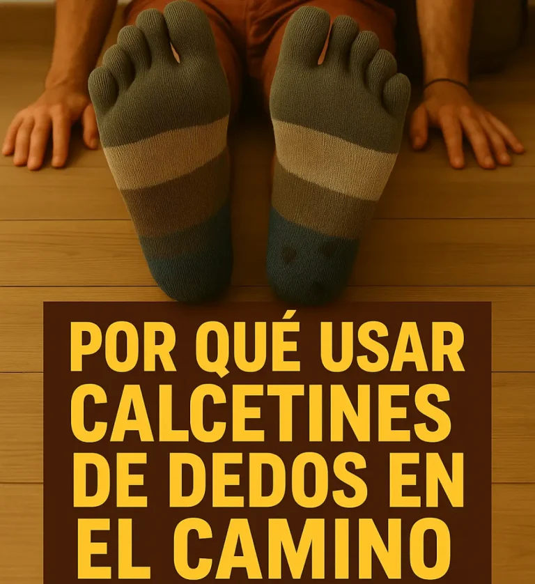 Calcetines de dedos para el Camino de Santiago: tus pies no son tontos.