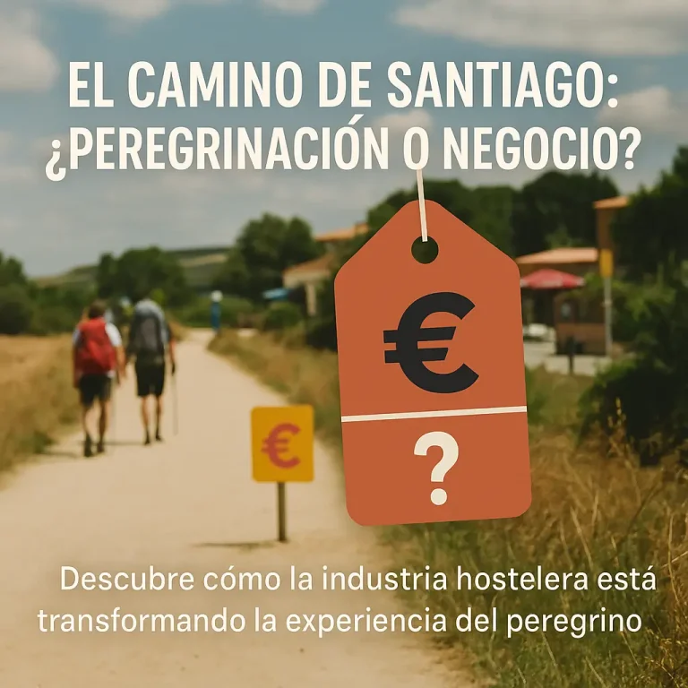 El negocio en el Camino de Santiago: cuando el peregrino es un cliente más.