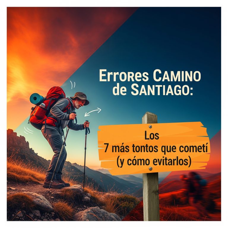 Los 7 errores más tontos que cometí en el Camino de Santiago (y cómo evitarlos)