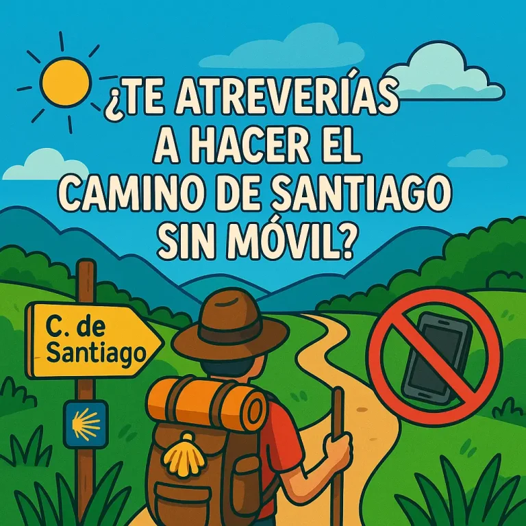 ¿Te atreverías a hacer el Camino de Santiago sin móvil?