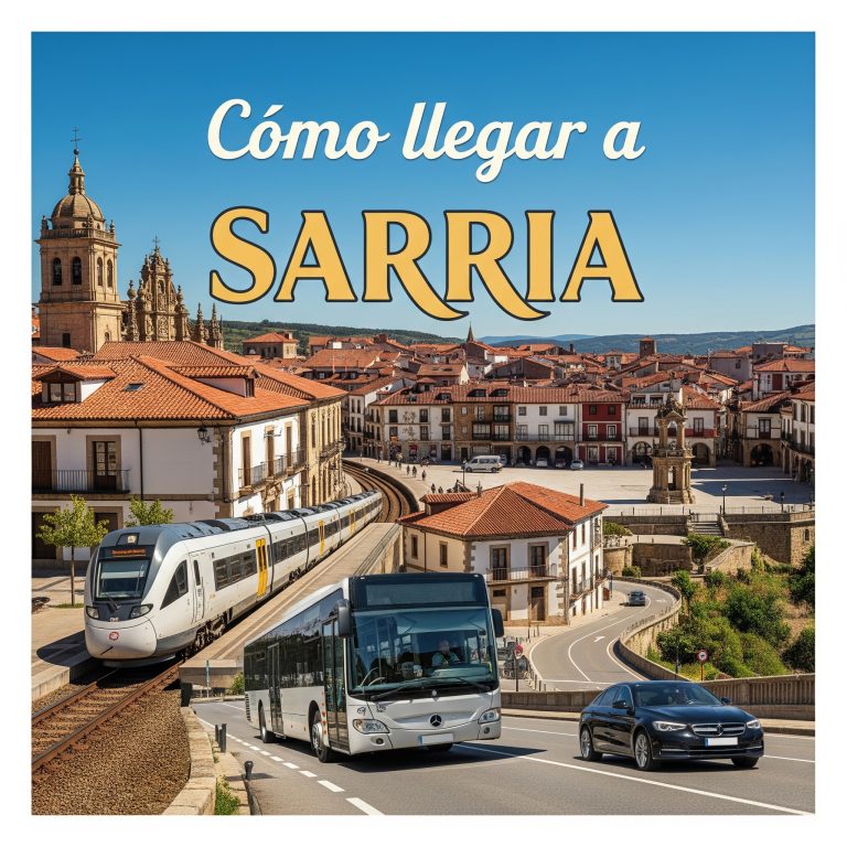 Cómo llegar a Sarria para empezar el Camino de Santiago