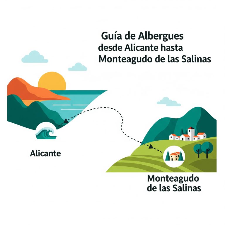 Guía de Albergues del Camino de la Lana 2025: De Alicante a Monteagudo